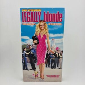 Legally Blonde VHS Tape Reese Witherspoon Comedy Movie Vintage Collectible